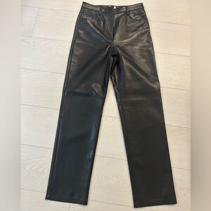 Wilfred Melina Black Leather Pants